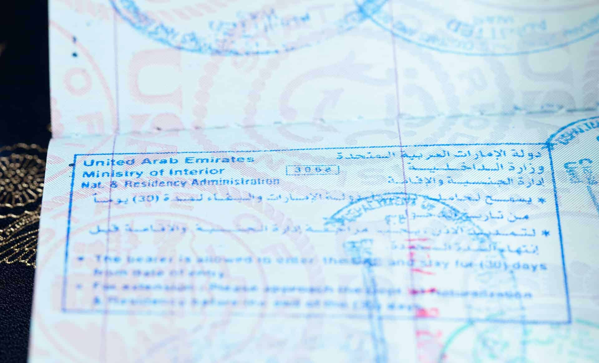 organiser son voyage à Dubaï visa pour dubai