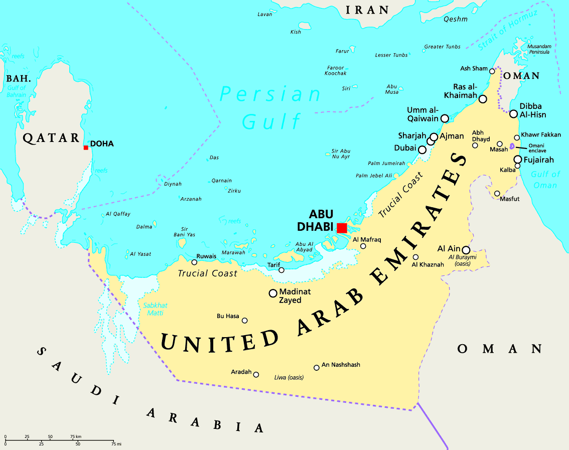 carte emirats arabes unis carte emirats arabes unis
