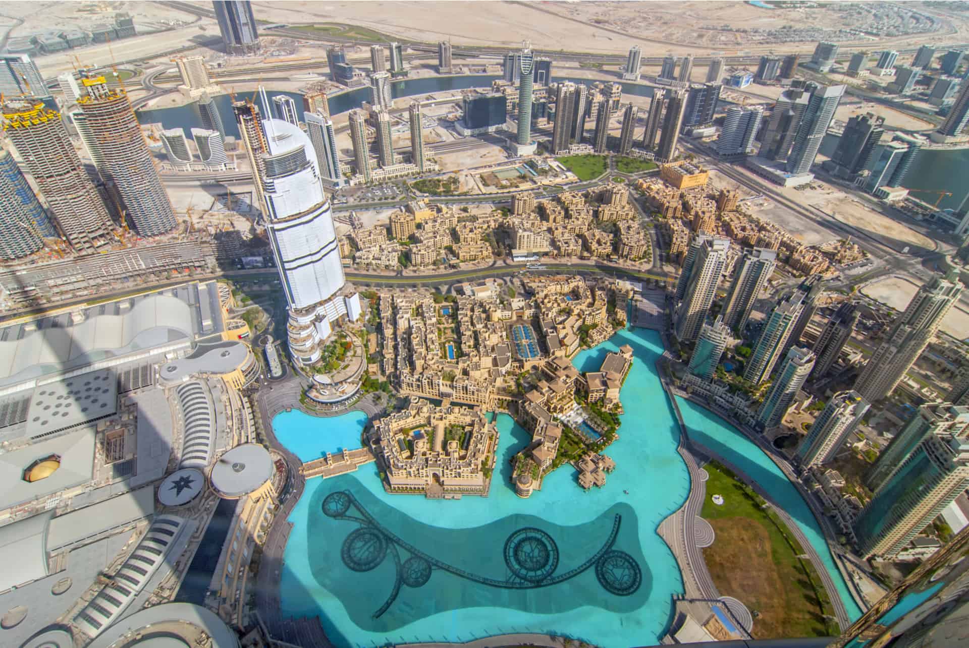 vue depuis burj khalifa