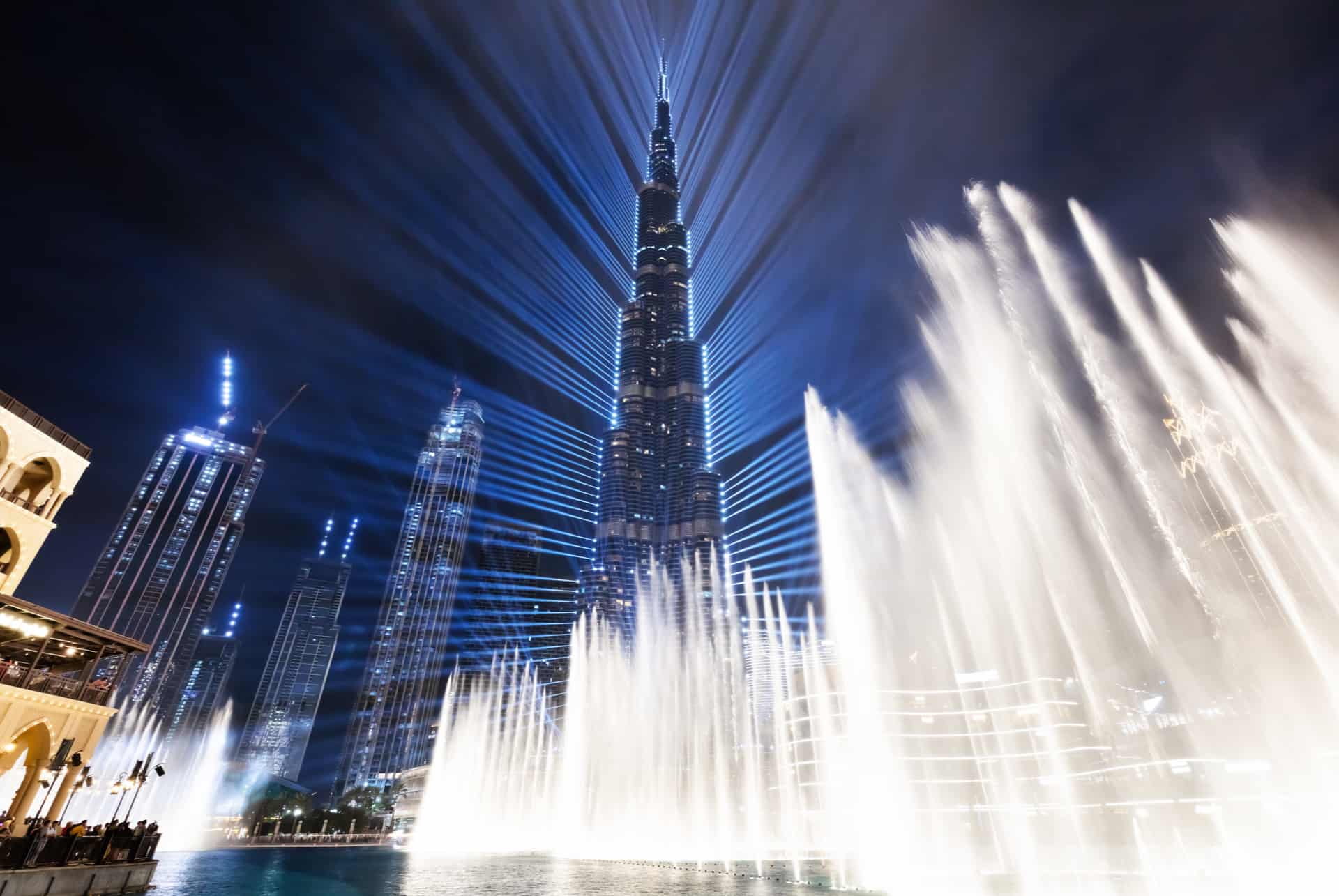 burj khalifa et fontaines