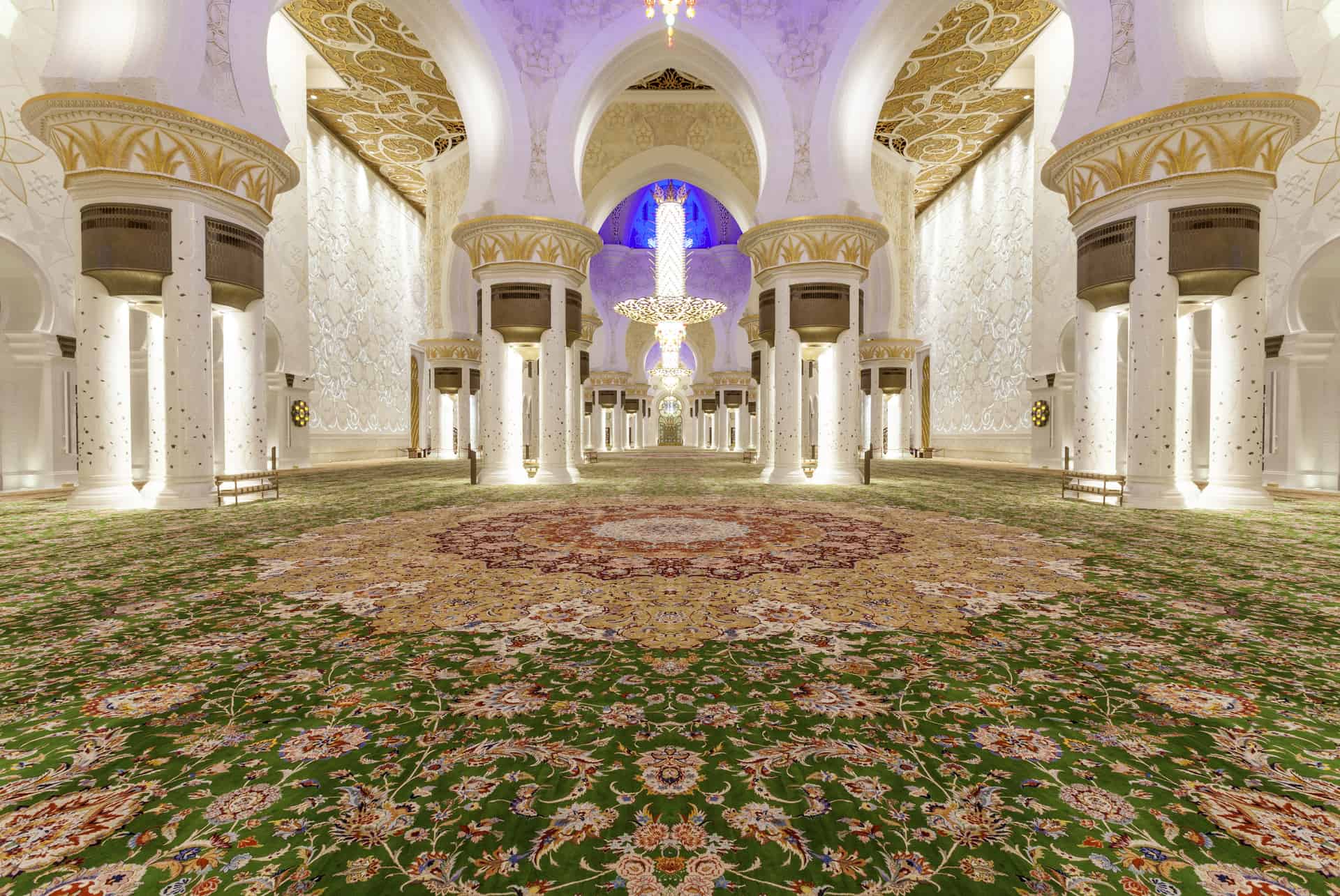 mosquee abu dhabi tapis