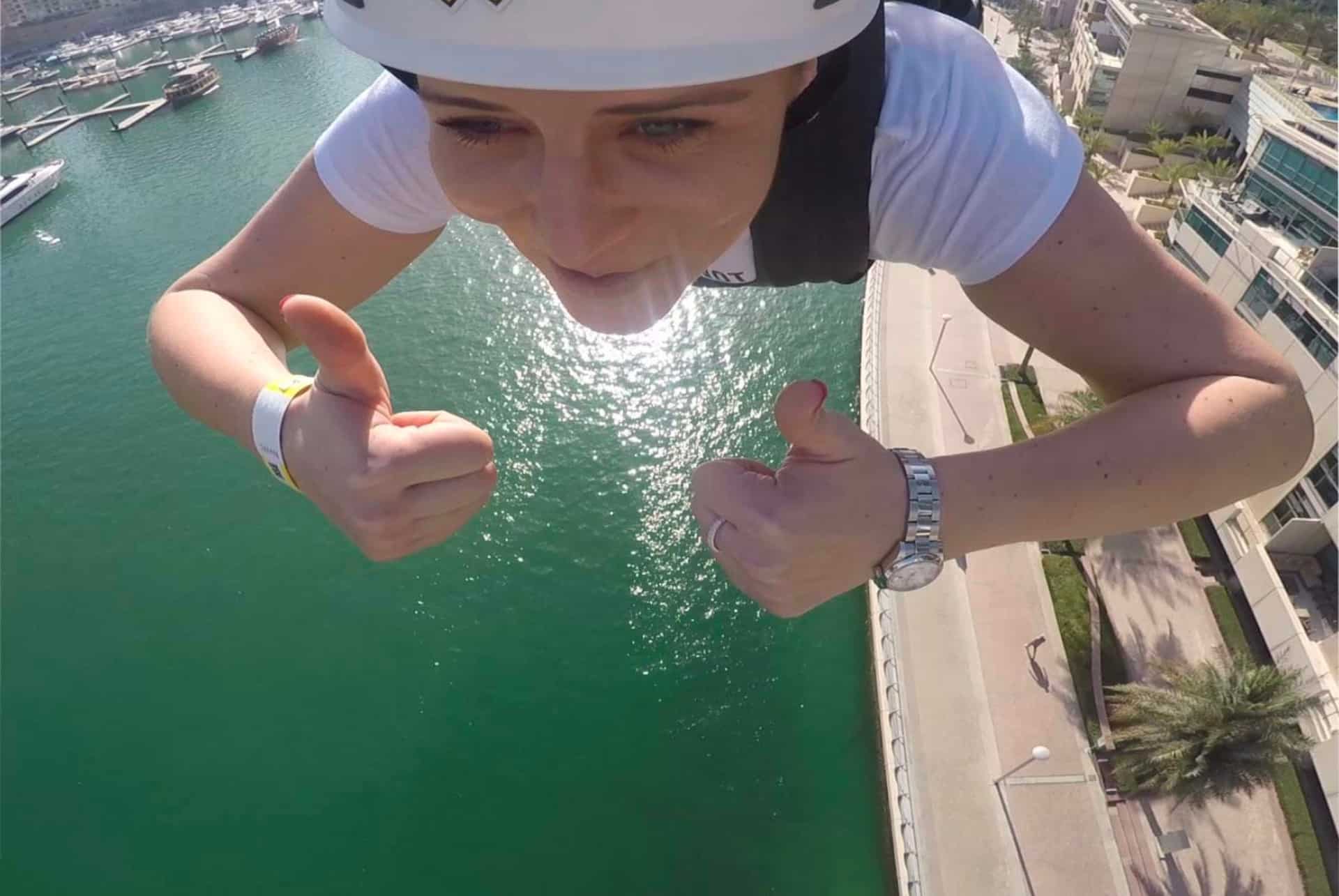 gopro tyrolienne dubai gopro activité