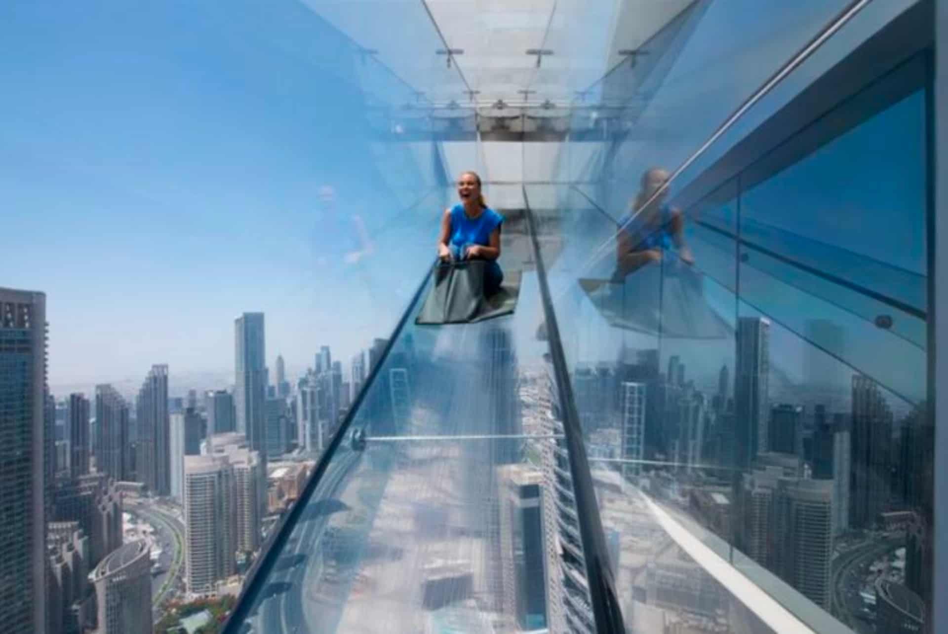 Sky View toboggan de verre